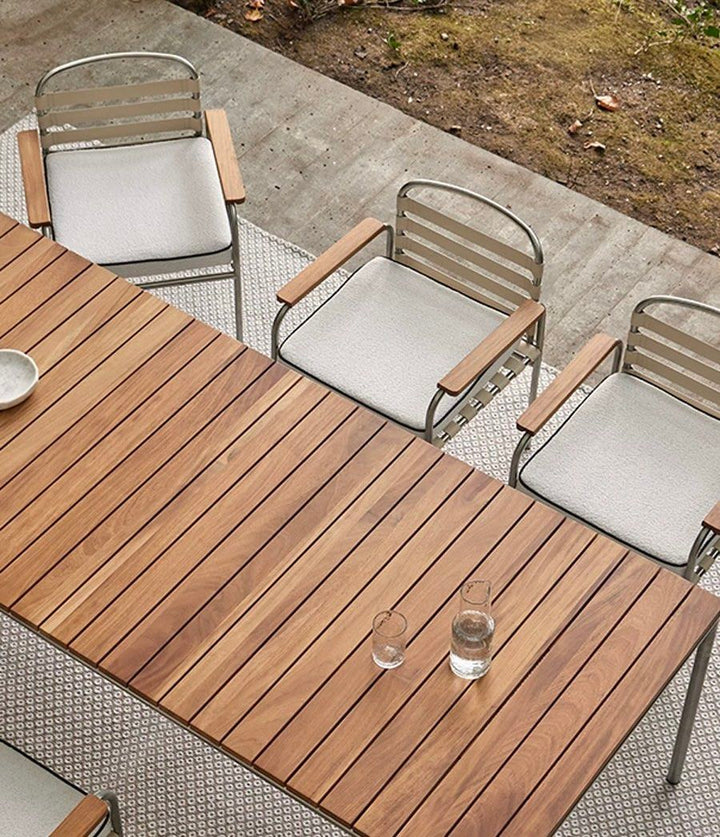 GREU Modern Outdoor Teak Wood Table