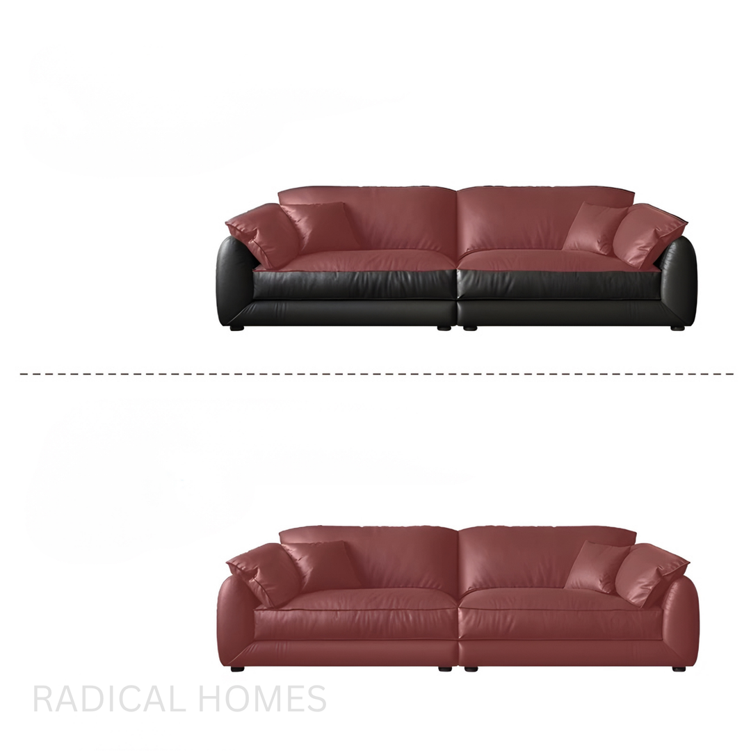 BILL Modern Genuine Leather Sofa