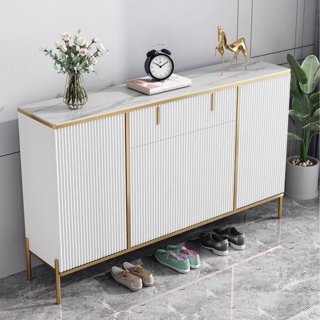 FRONE Modern Sintered Stone Shoe Cabinet