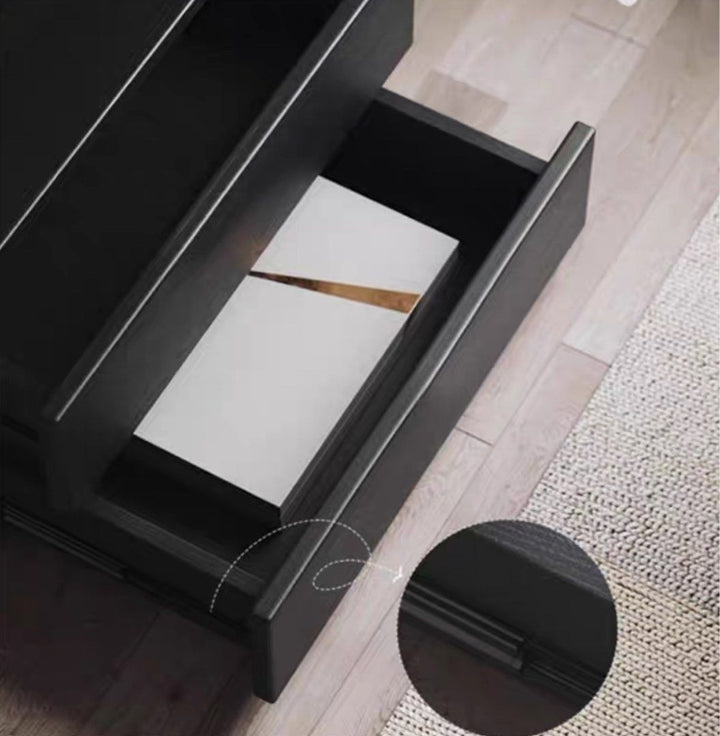 HENRYK Modern Black Wardrobe