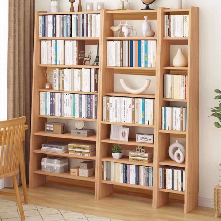 JURRA Scandinavian Solid Wood Bookshelf