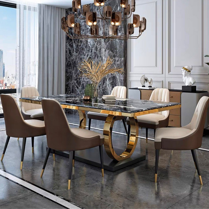 HART Modern Marble Dining Table