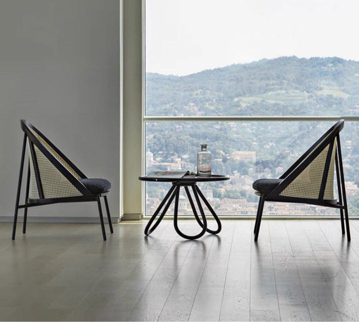 NATHAN Modern Rattan Lounge Chair