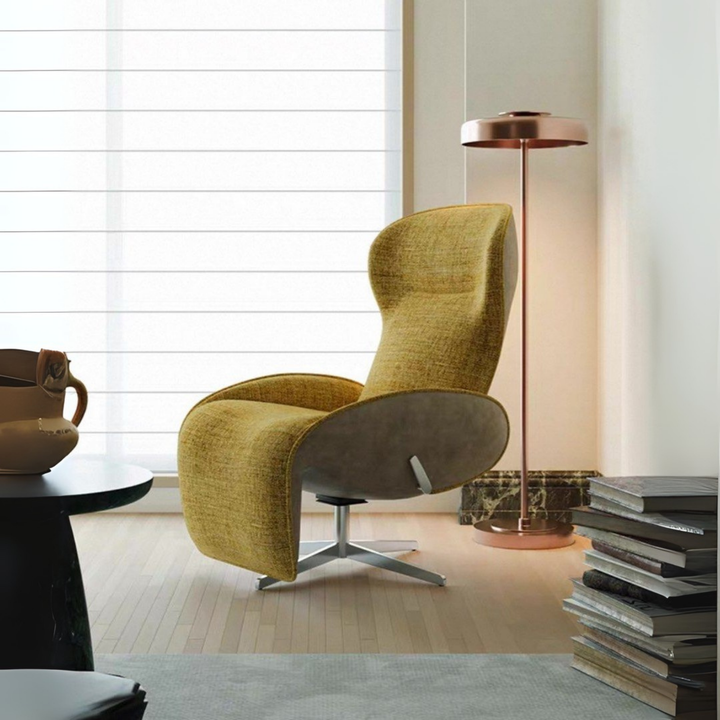 GRACE Modern Extendable Rotating Lounge Chair
