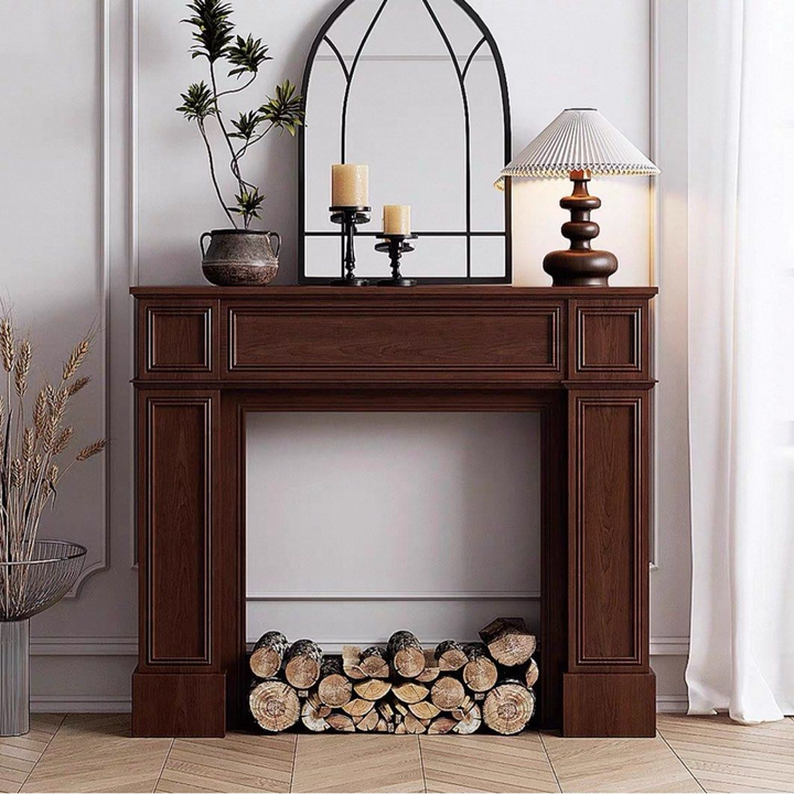 OLEAVO Rustic Mantelpiece