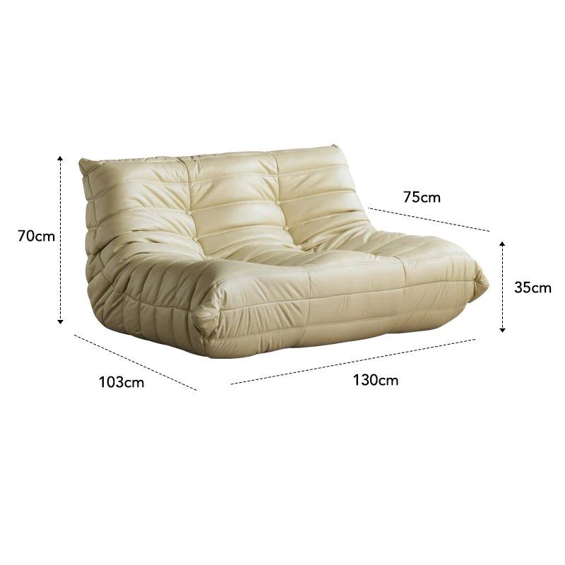 SAVARO Designer Leather Sofa