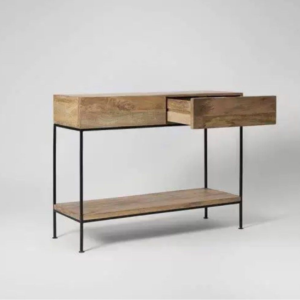RIKU Solid Wood Console Table