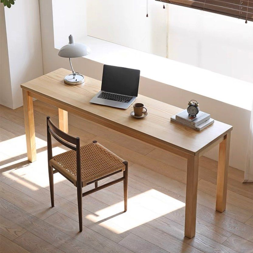 EUGEN Japandi Solid Wood Study Table