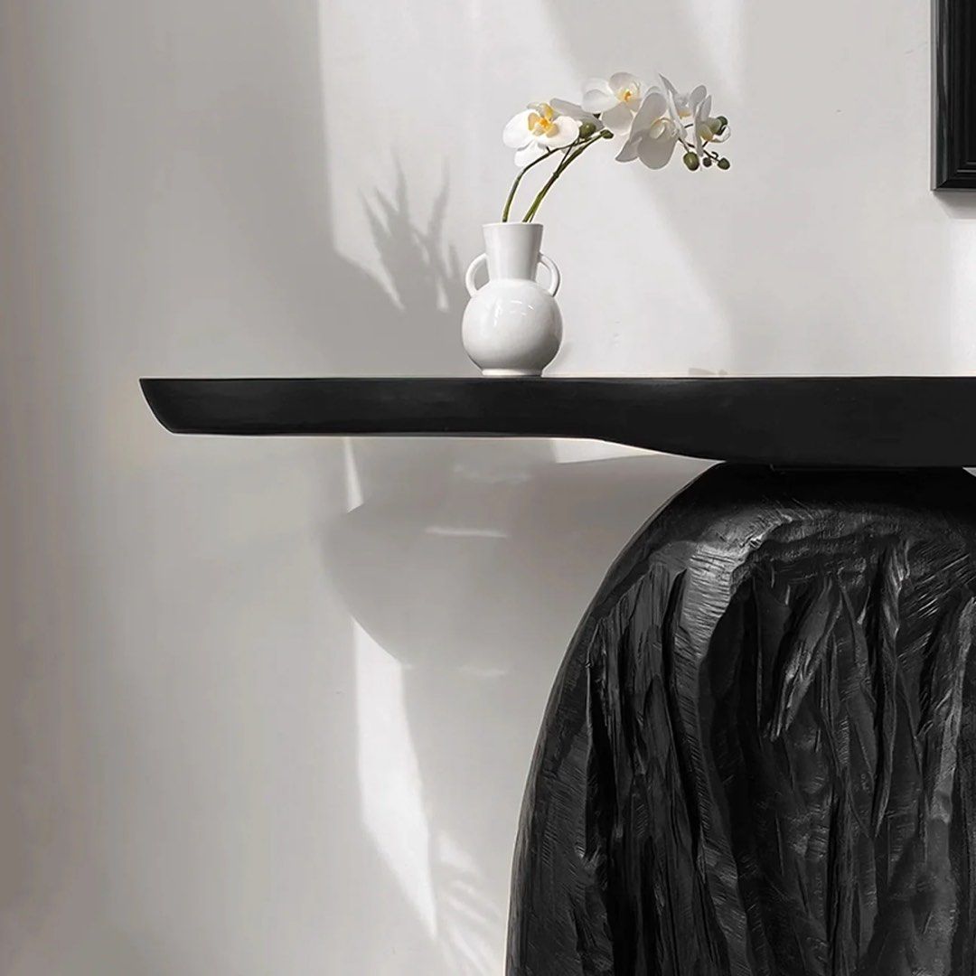 ISSAC Modern Solid Wood Console Table