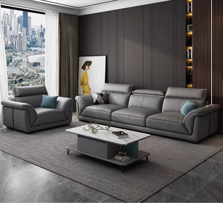 ELVARA Modern Fabric Sofa