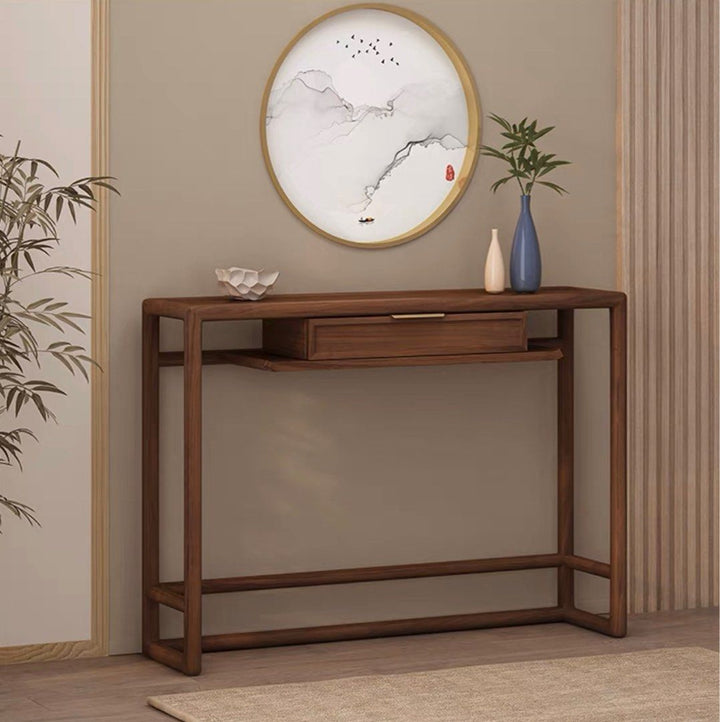 MEIRA Modern Solid Wood Console Table