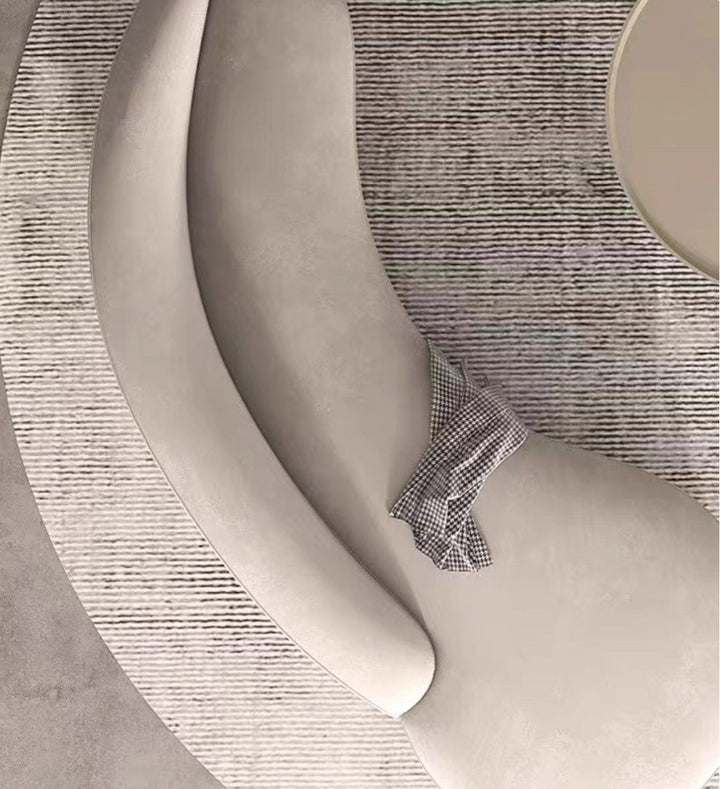 VISTA Modern Curved Fabric Sofa