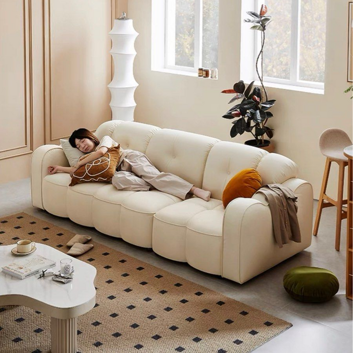 VIRELLA Modern Velvet Sofa
