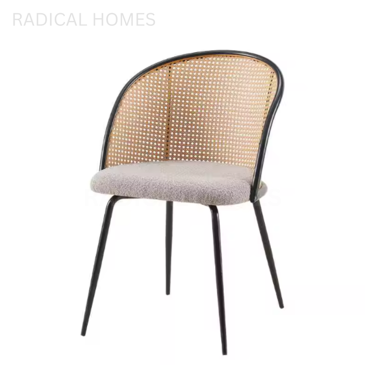 LORRAINE Modern Rattan Dining Chair - Radical Homes Singapore