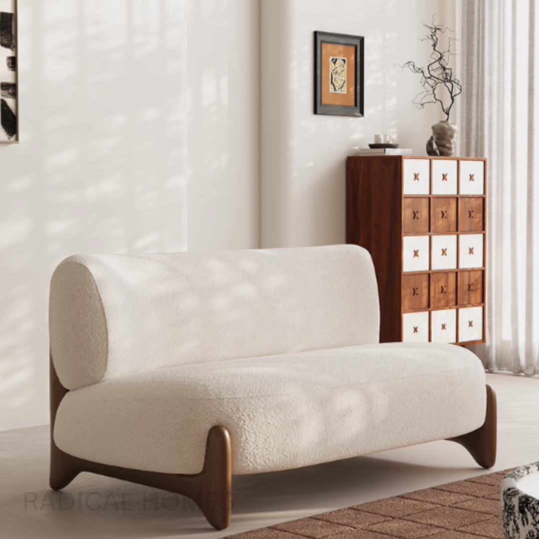 MORANDI Japandi Boucle Fabric Sofa
