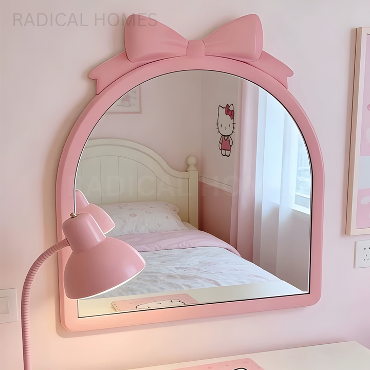 AMELIE Modern Pink Wall Mirror