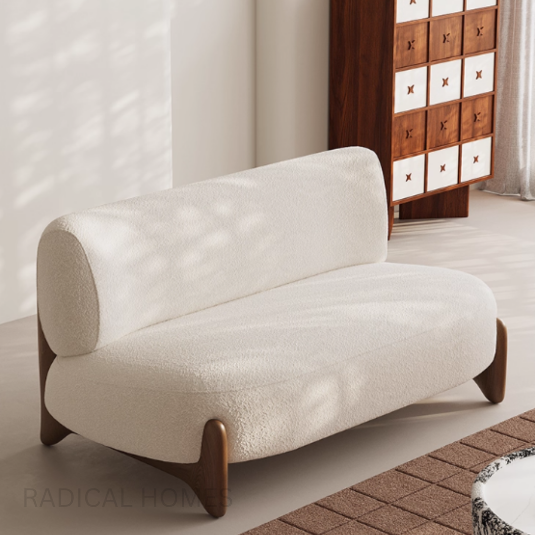 MORANDI Japandi Boucle Fabric Sofa