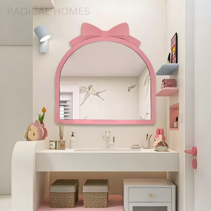 AMELIE Modern Pink Wall Mirror