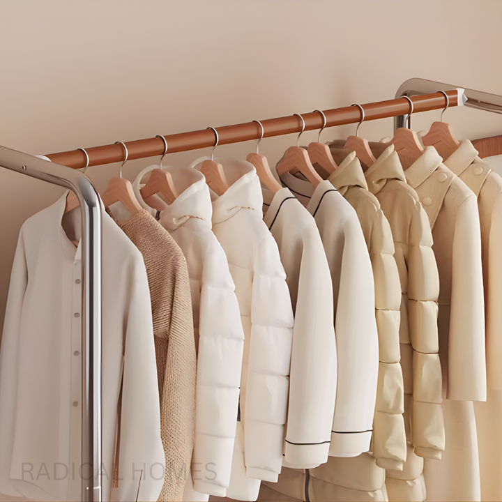 LEXAN Vintage Clothing Storage Rack - Radical Homes Singapore