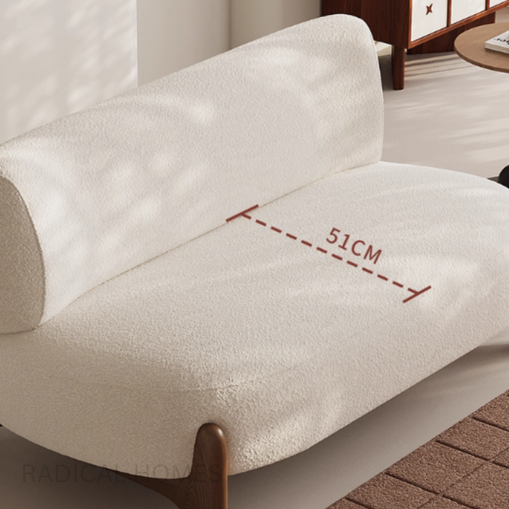 MORANDI Japandi Boucle Fabric Sofa