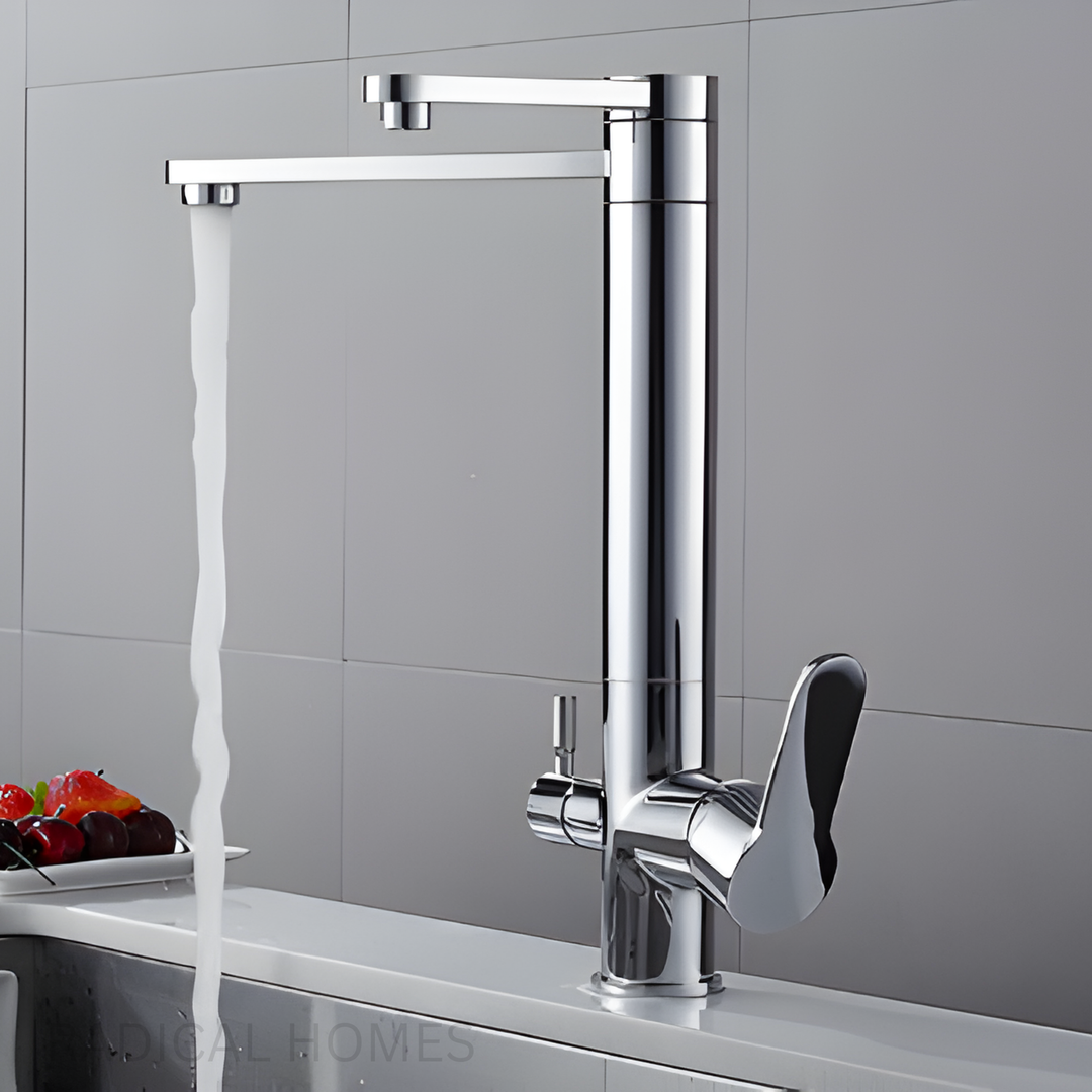 ONYX Modern Black Double Tap Faucet