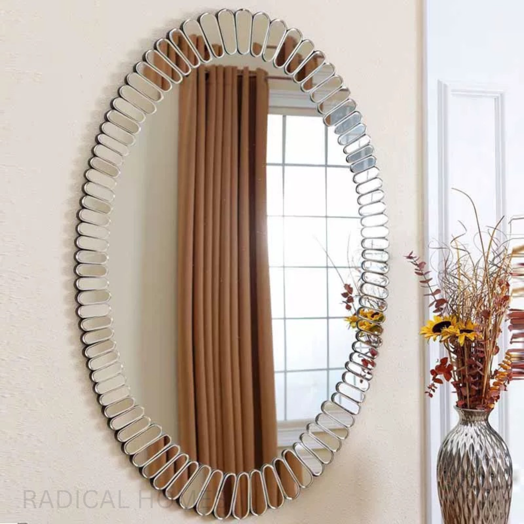 LUCERA Modern Oval Wall Mirror