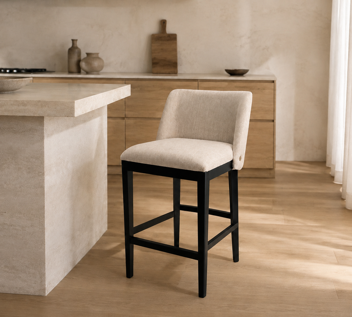 ALTRAN Modern Solid Wood Bar Stool (INSTOCK)