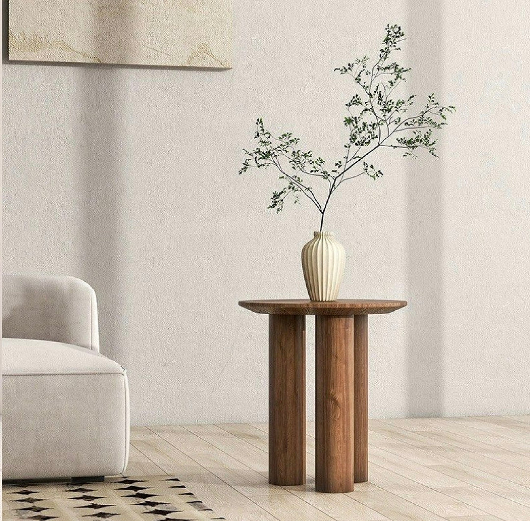 KRYN Rustic Solid Wood Side Table (INSTOCK)