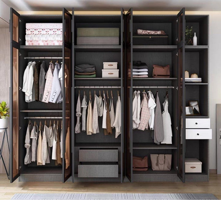 FARRON Modern Glass Wardrobe