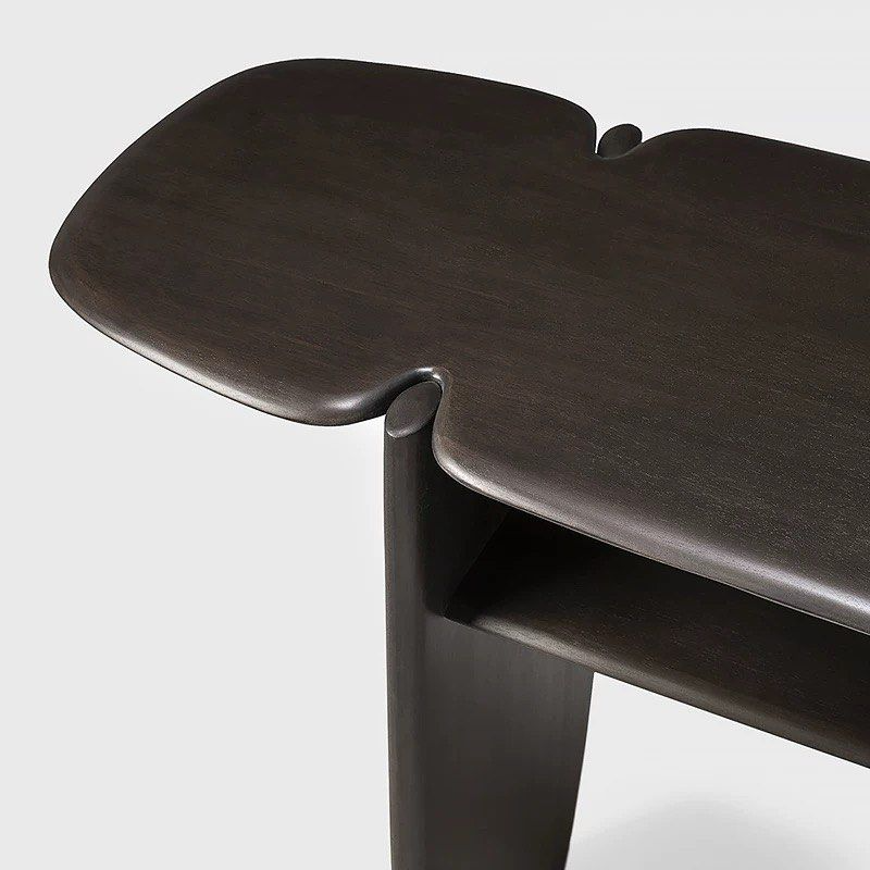 FREICA Modern Solid Wood Console Table