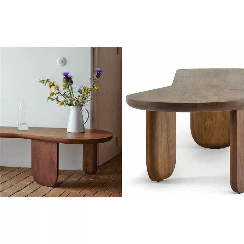 VERLY Walnut Wood Bench