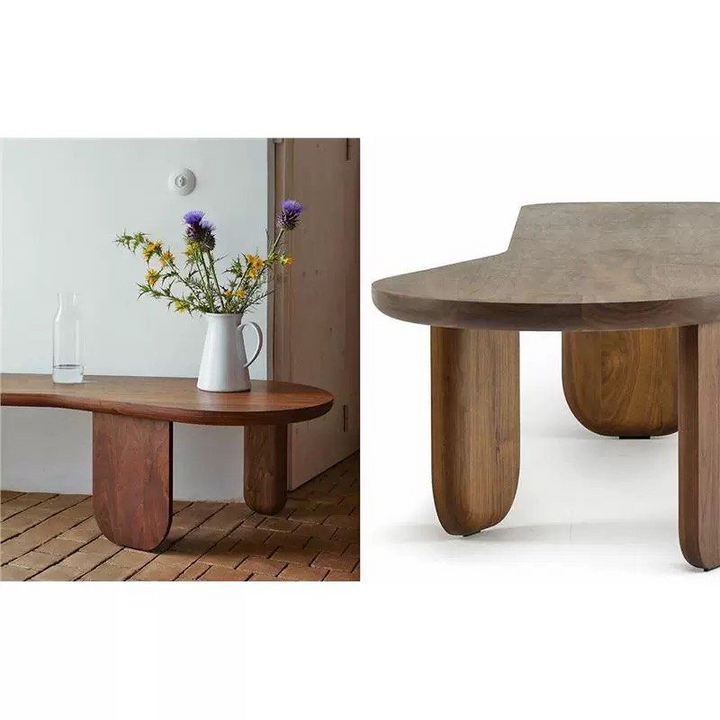 VERLY Walnut Wood Bench