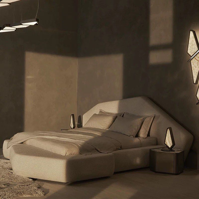 JERAE Modern Fabric Bedframe