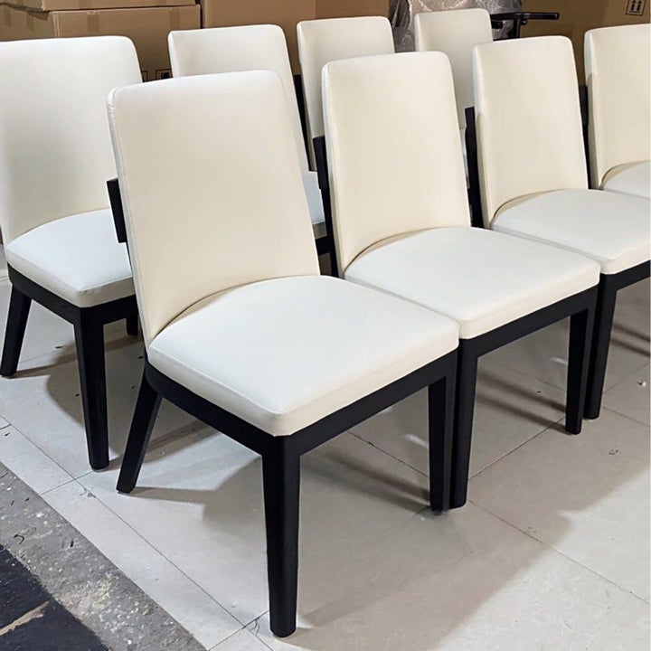 LUJO Modern Leather Dining Chair