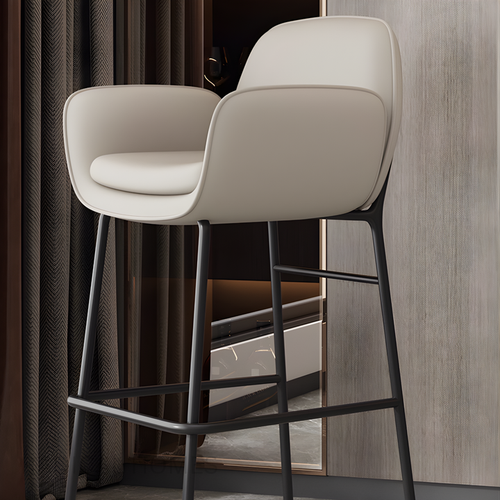 KOVA Modern Leather Bar Stool