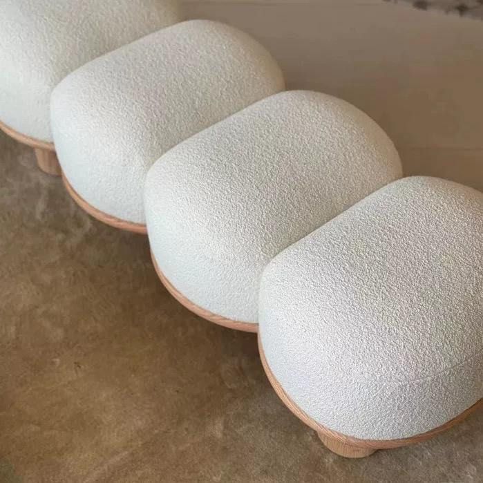 GEHEU Modern Boucle Bench
