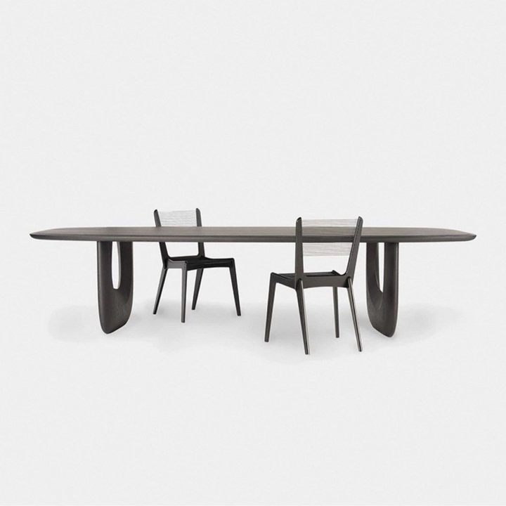 ABLAN Modern Solid Wood Dining Table