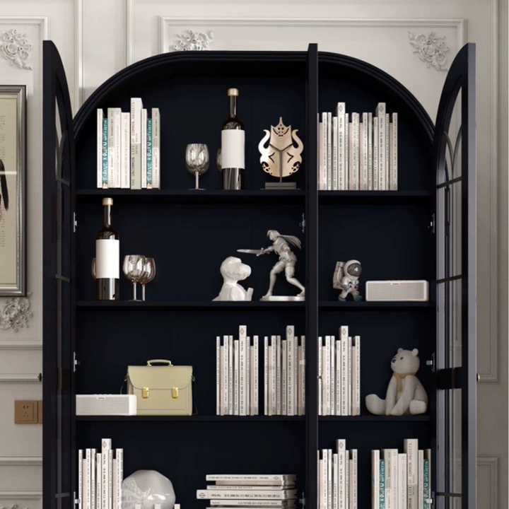 JADSON Mid Century Solid Wood Bookshelf