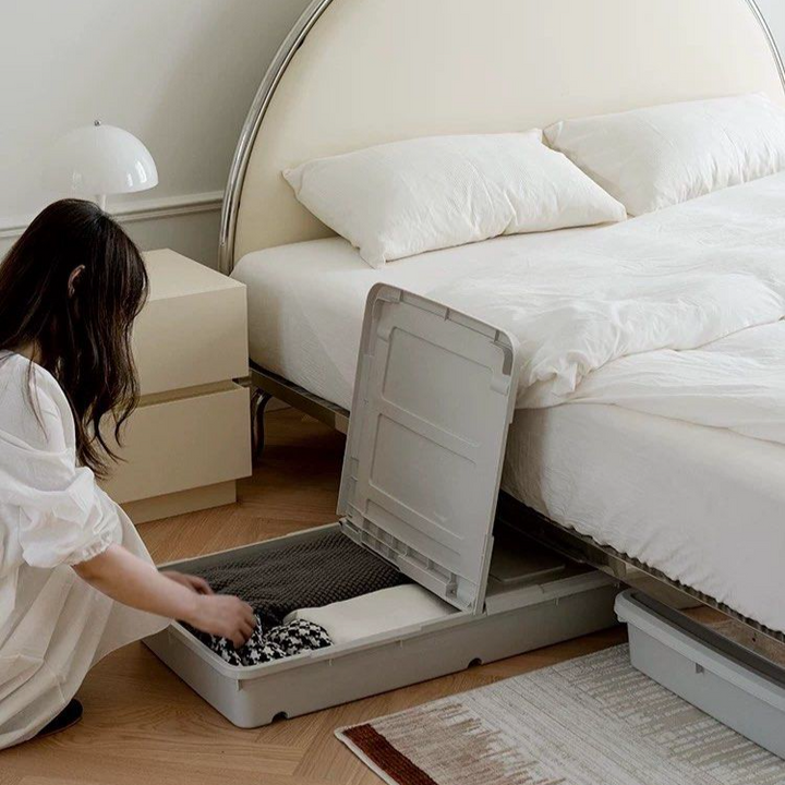 KALFON Modern Stainless Steel Bedframe