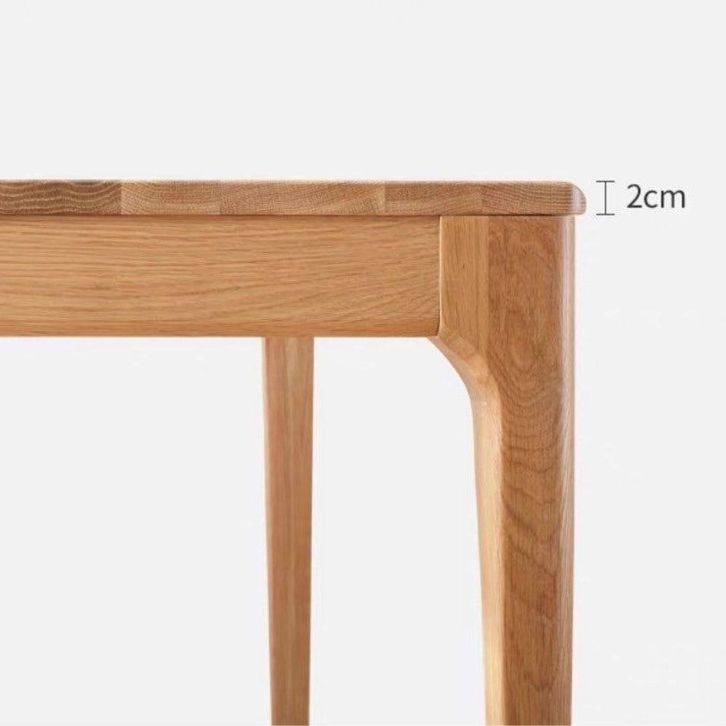 MACK Japandi Oak Wood Dining Table & Chairs