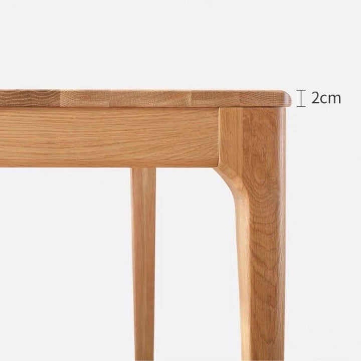 MACK Japandi Oak Wood Dining Table & Chairs