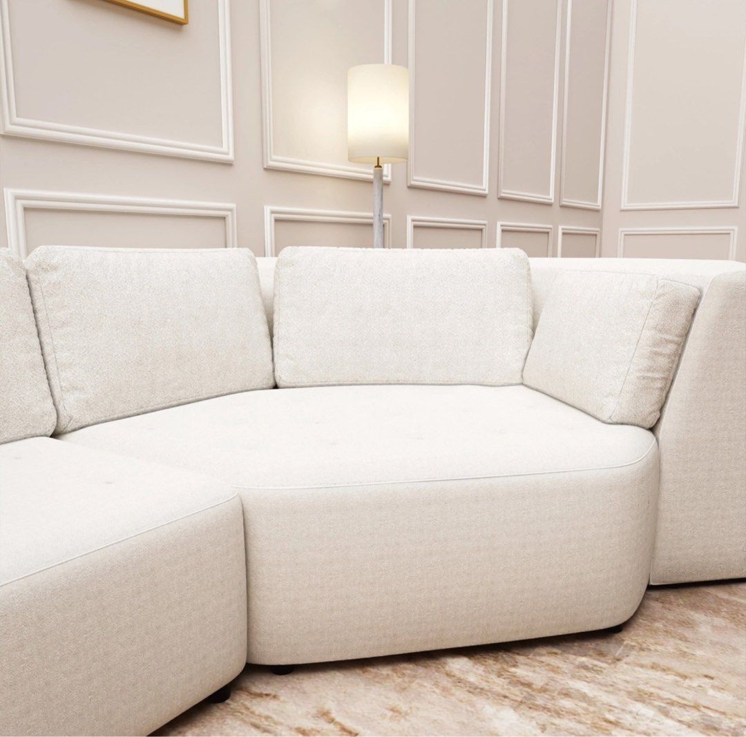 ASHER Modern Boucle Sofa