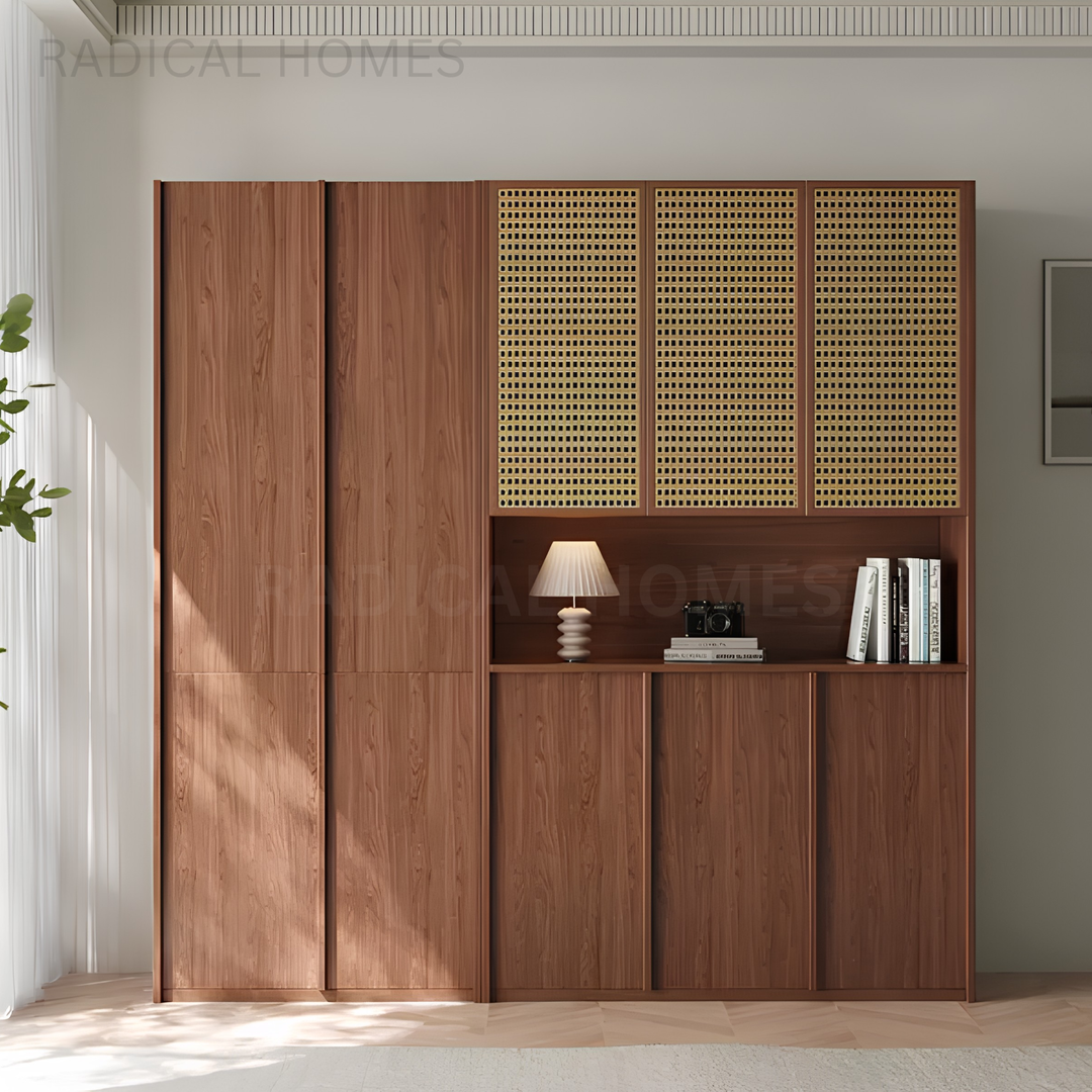 ZENIA Modern Solid Wood Shoe Cabinet