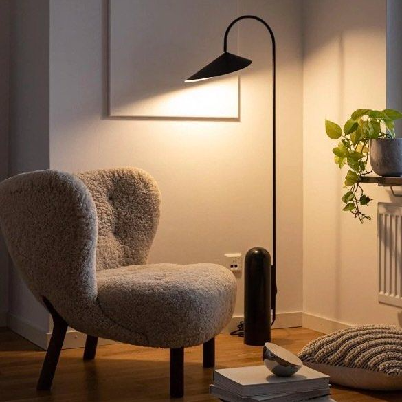JANGA Modern Marble Floor & Table Lamp