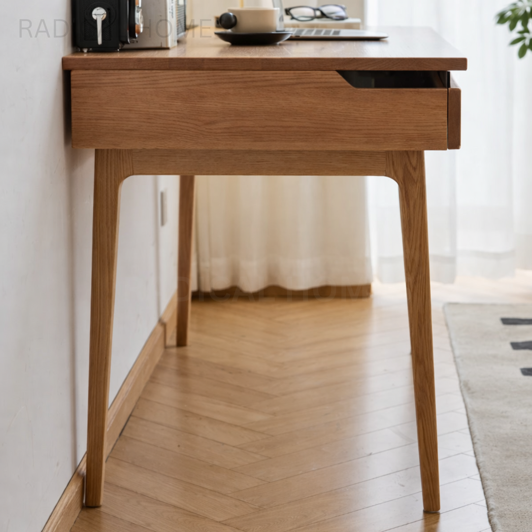OKY Modern Solid Wood Study Table - Radical Homes Singapore