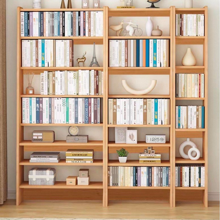 JURRA Scandinavian Solid Wood Bookshelf