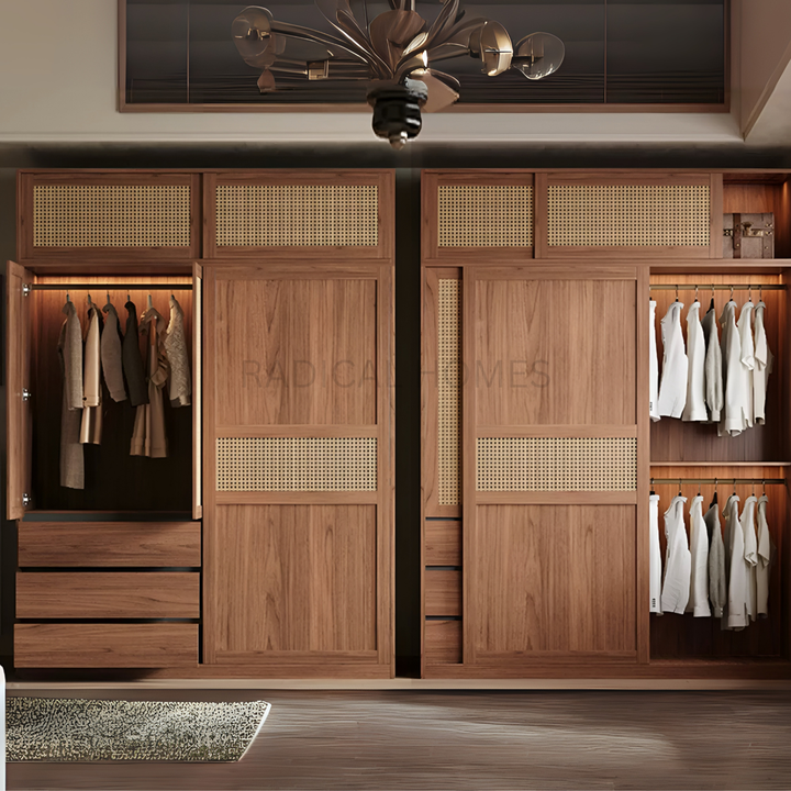 REGALIA Rustic Solid Wood Wardrobe