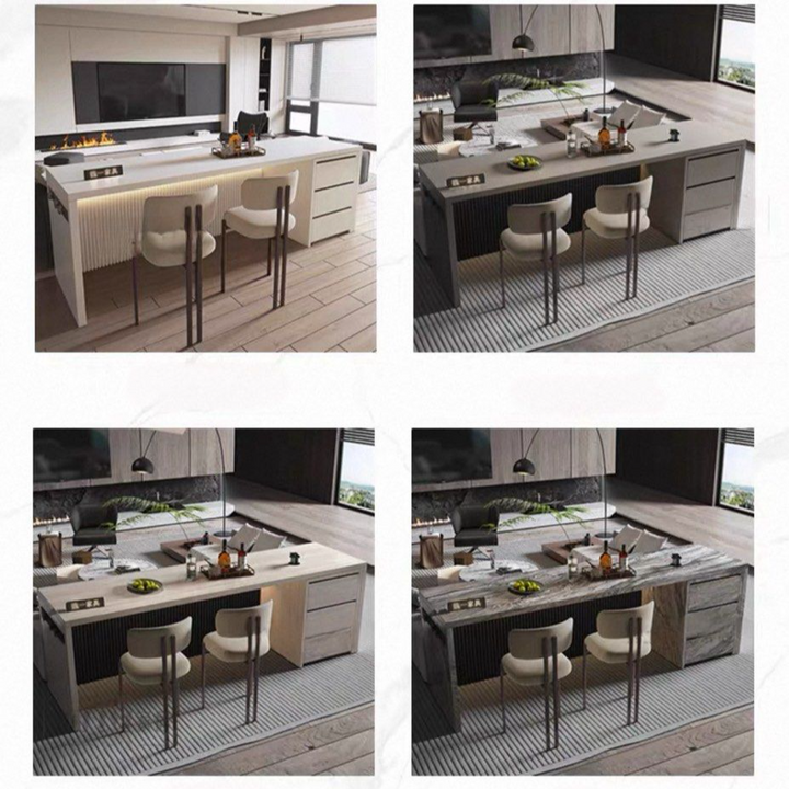 ALRIC Modern Sintered Stone Bar Table