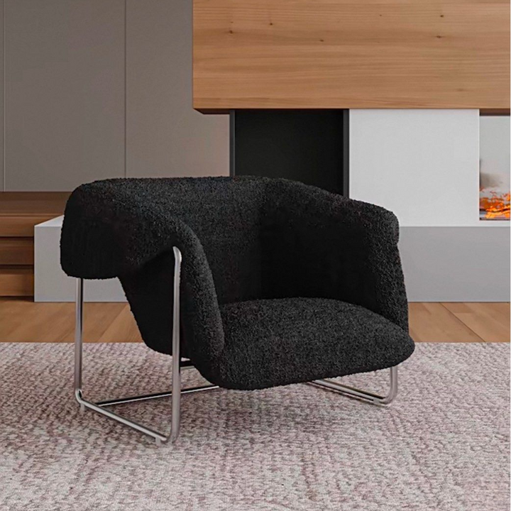 MEYLAN Modern Boucle Lounge Chair