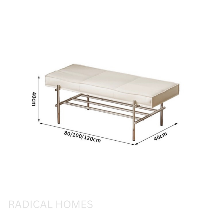 TANGENT Modern Leather Bench